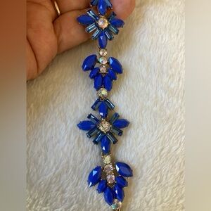 J. Crew Blue Jeweled Bracelet for‎ Small Wrist